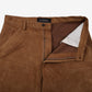 Vintage Koman Carpenter Trousers Pants 38x32 Mens Brown Straight Faux Suede