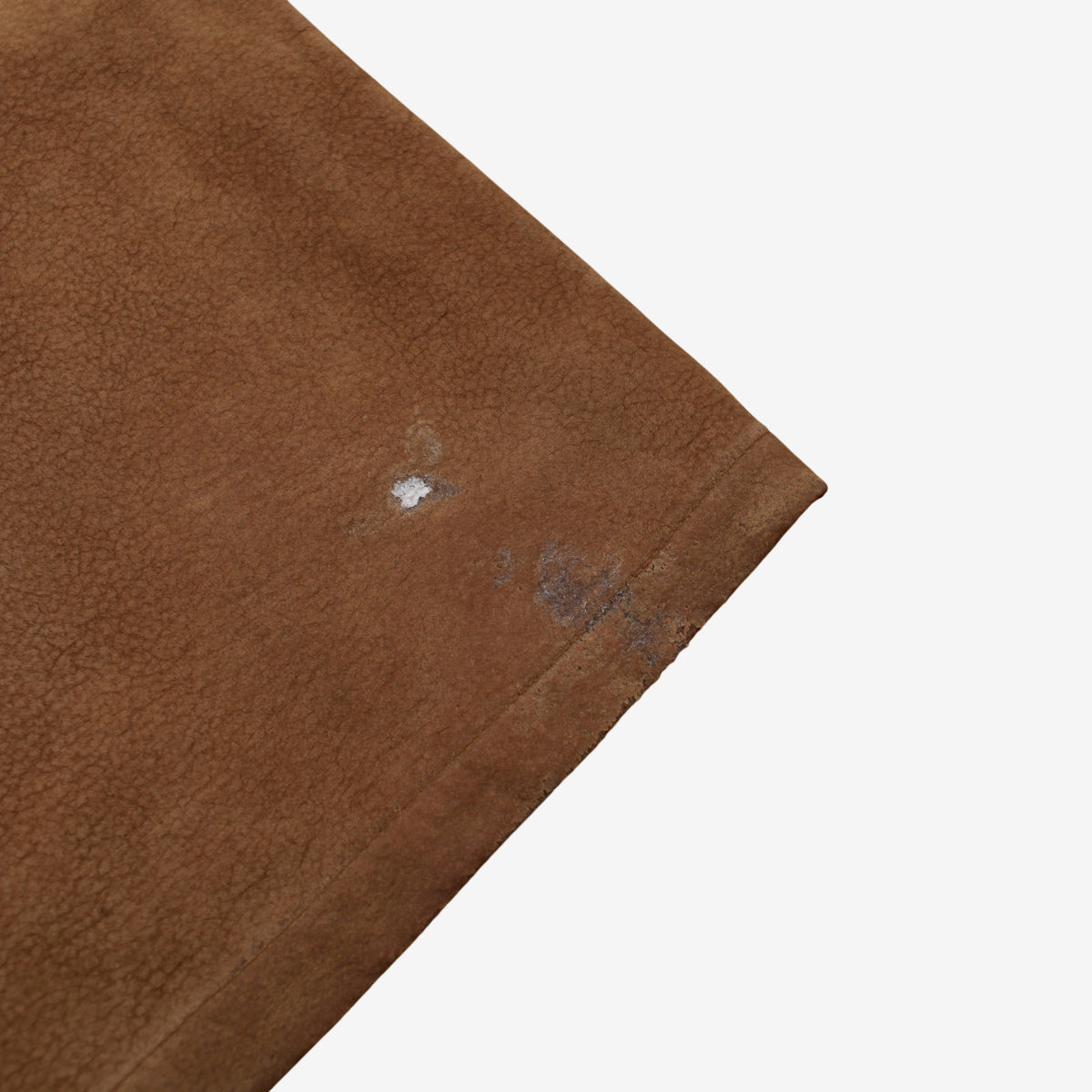 Vintage Koman Carpenter Trousers Pants 38x32 Mens Brown Straight Faux Suede