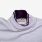 Vintage L L Bean Roll Neck T-Shirt S Mens 00s Grey Colourblock Long Sleeve