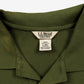 L.L. Bean Polo Shirt Green Pocket L Mens 00s Pique Knit Single Stitch