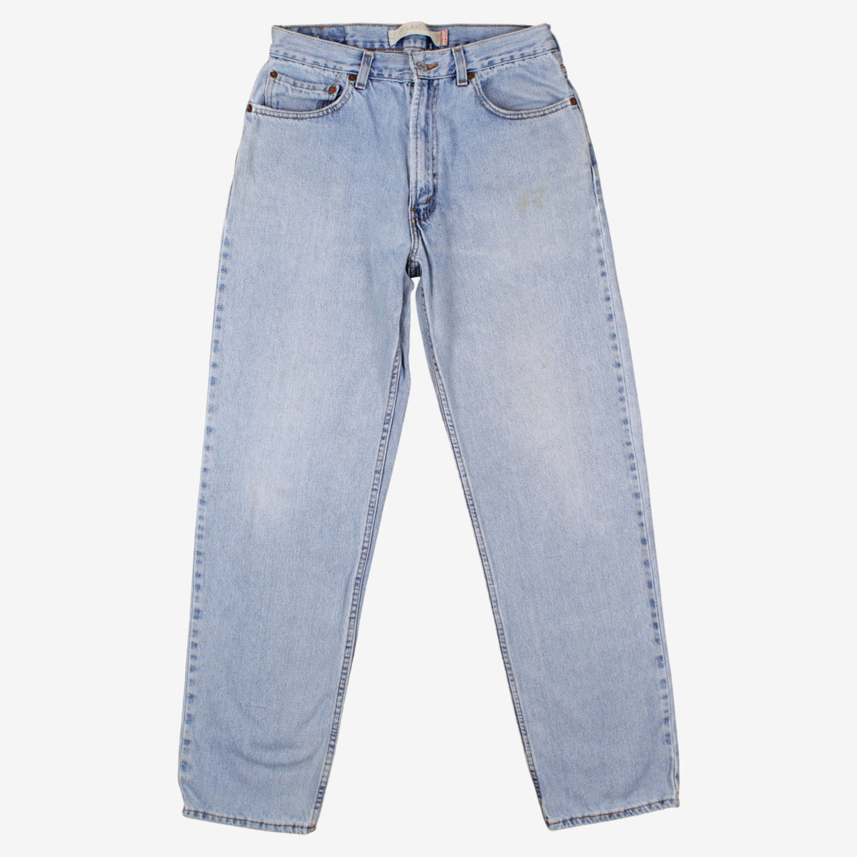 Levis 550 Jeans 32x34 Blue Relaxed Taper Light Stonewash Red Tab Denim