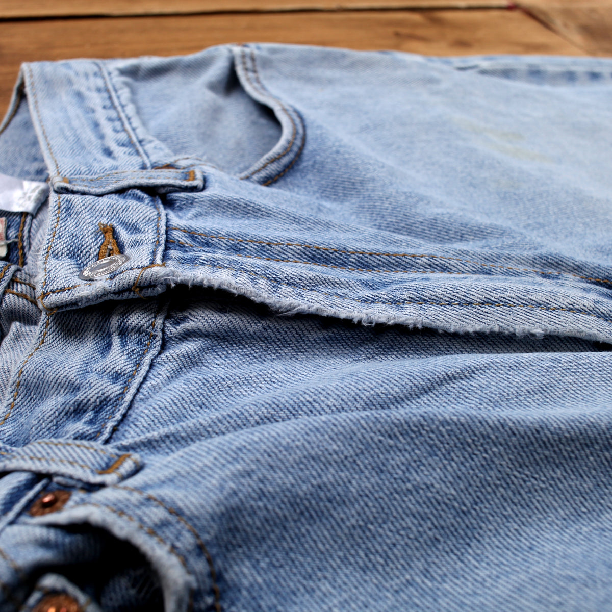 Levis 550 Jeans 32x34 Blue Relaxed Taper Light Stonewash Red Tab Denim