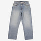 Guess Jeans 30x30 Womens Blue Relaxed Light Stonewash Denim
