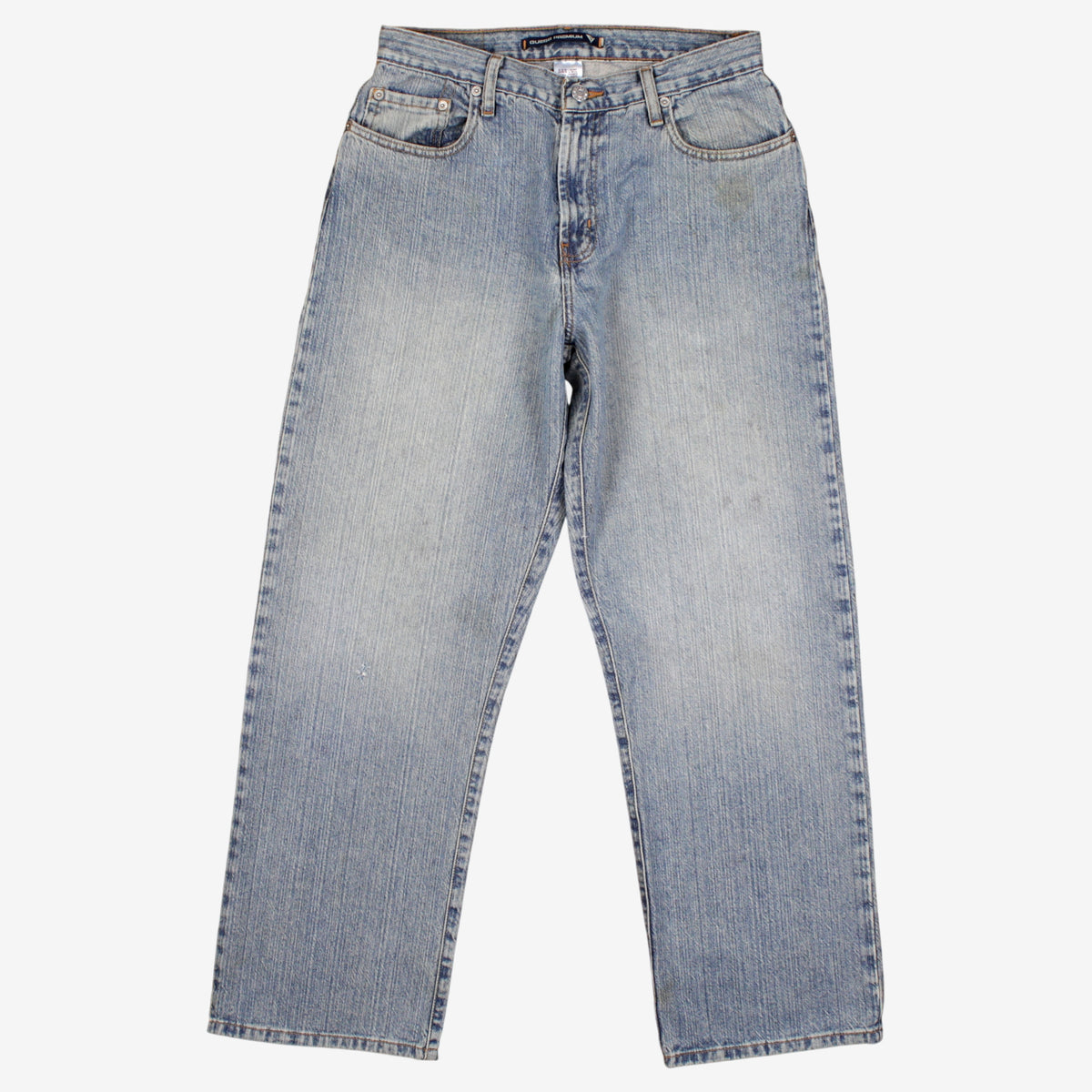 Guess Jeans 30x30 Womens Blue Relaxed Light Stonewash Denim