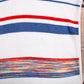 Vintage Mikes J Friends Polo Shirt S Womens 70s White Striped V-Neck Knit Preppy