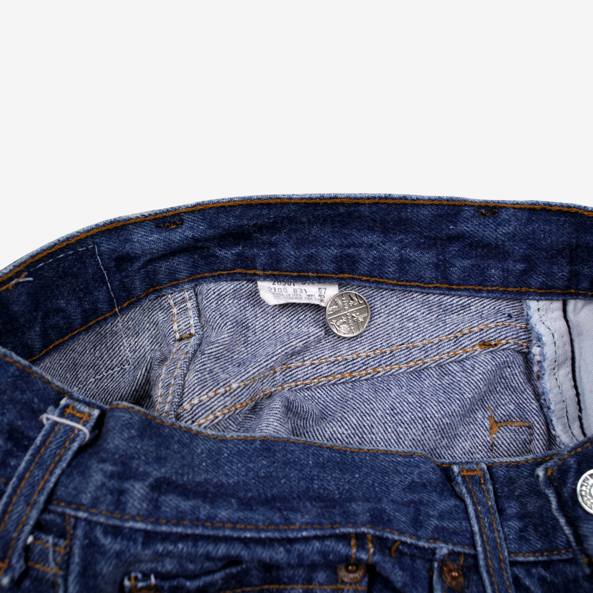 Vintage Levis 501 Jeans 24x27 80s Blue Regular Straight USA Made Stonewash Denim
