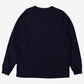 LL Bean T-Shirt L Mens 00s Blue Crewneck Sweatshirt Navy Long Sleeve