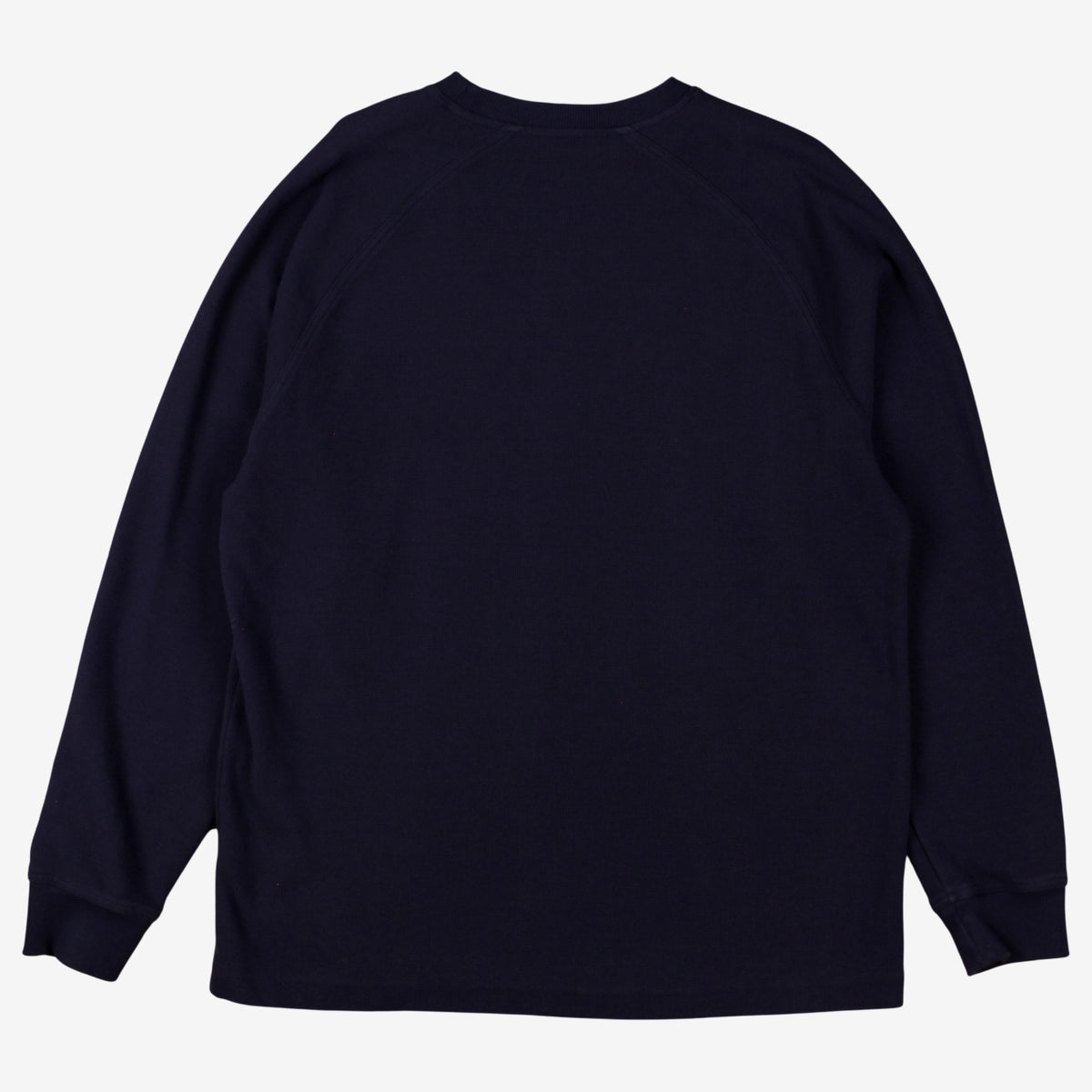 LL Bean T-Shirt L Mens 00s Blue Crewneck Sweatshirt Navy Long Sleeve