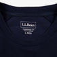LL Bean T-Shirt L Mens 00s Blue Crewneck Sweatshirt Navy Long Sleeve