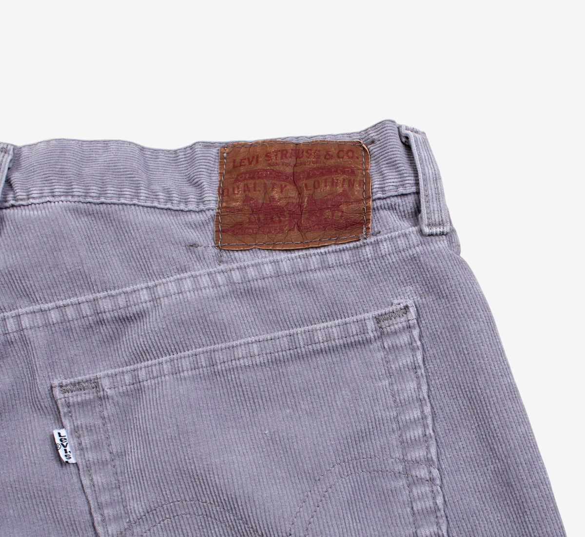 Levis Corduroy Trousers Pants 36x30 Mens Grey Y2k Levi's Low Boot Cut