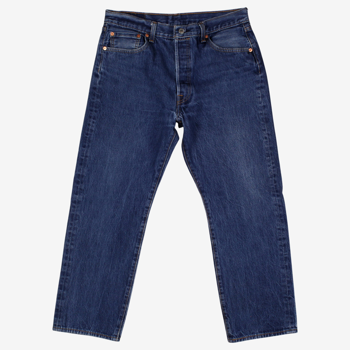 Levis 501 Jeans 32x28 Blue Regular Straight Stonewash Made Red Tab Denim
