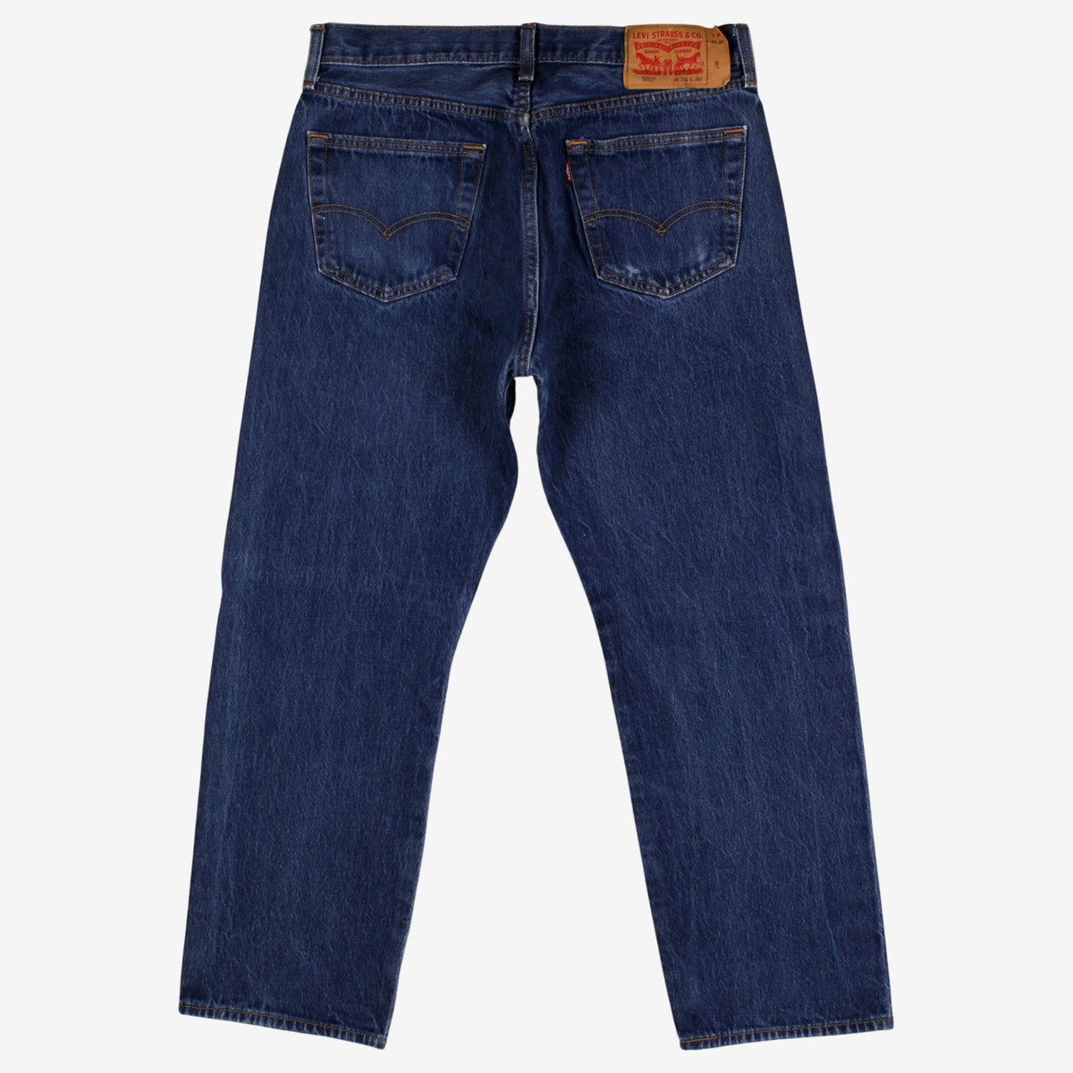 Levis 501 Jeans 32x28 Blue Regular Straight Stonewash Made Red Tab Denim