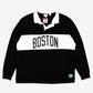 Levis Polo Rugby Shirt XL Mens 00s Black Levi's NBA Boston Celtics Long Sleeve
