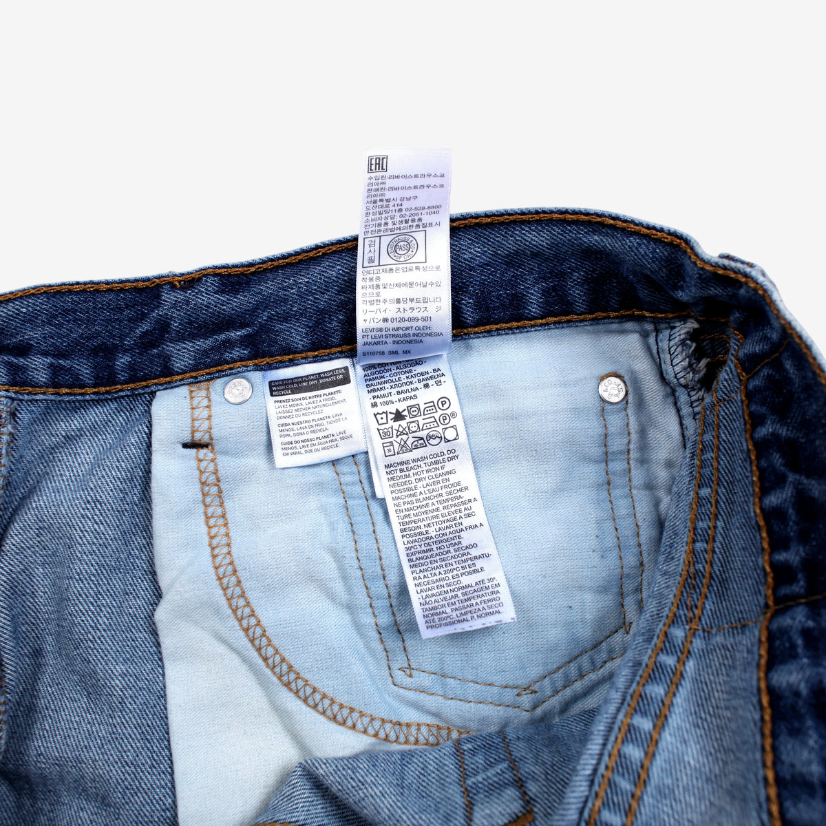 Levis 505 Jeans 36x29 Mens Blue Regular Straight Stonewash Red Tab Denim
