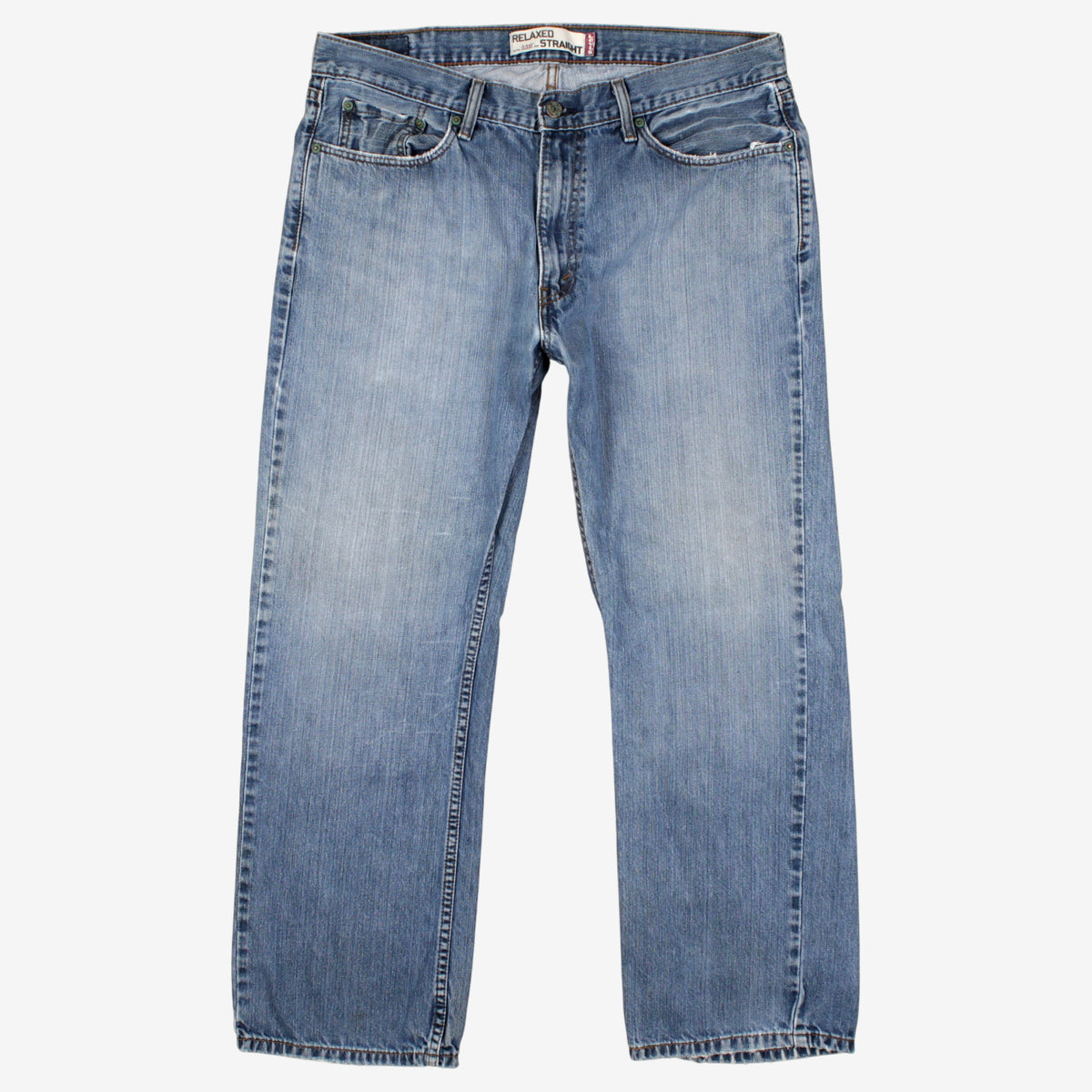 Levis 559 Jeans 36x30 Mens Blue Relaxed Straight Stonewash Red Tab Denim