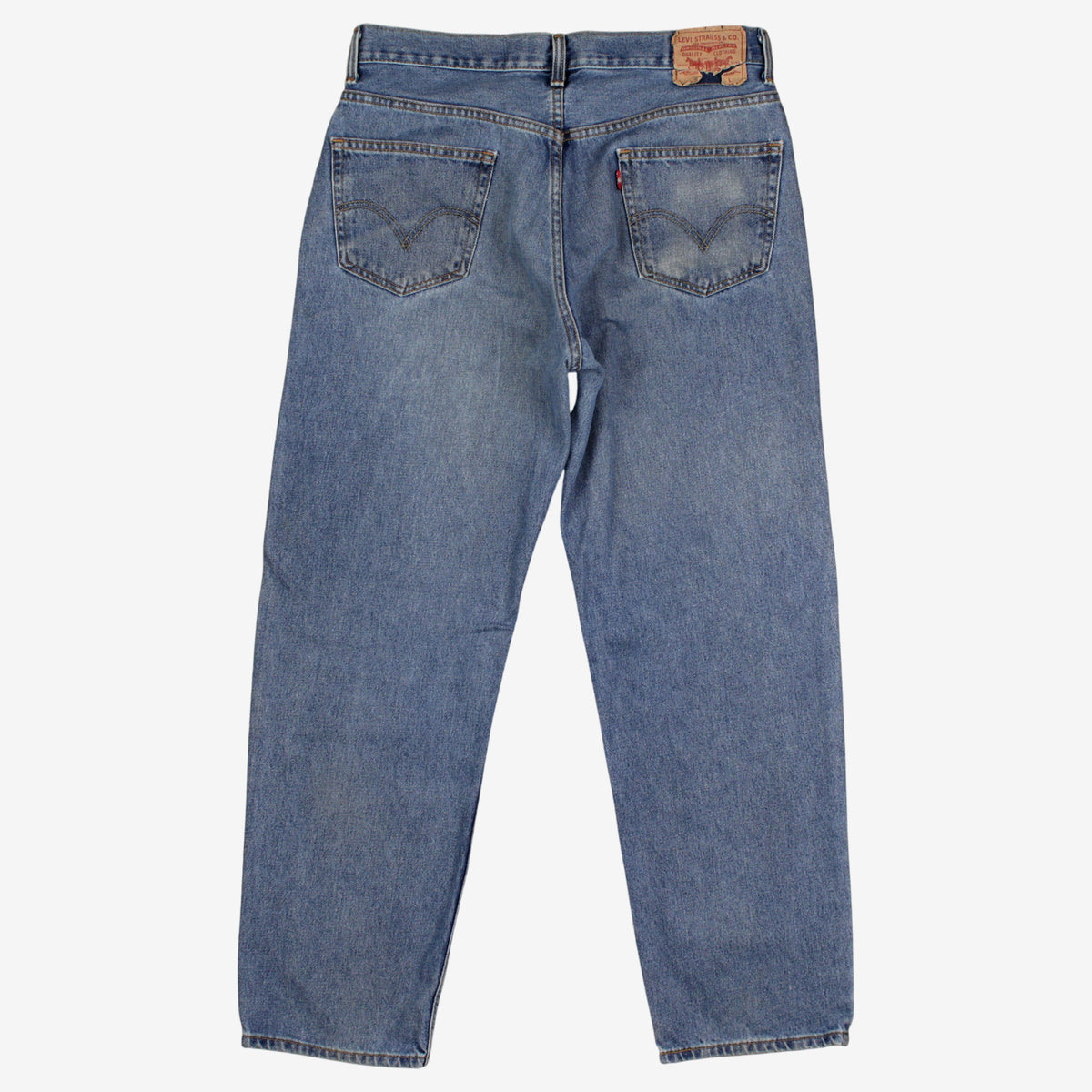 Levis 550 Jeans 36x32 Mens Blue Relaxed Taper Faded Medium Stonewash Denim