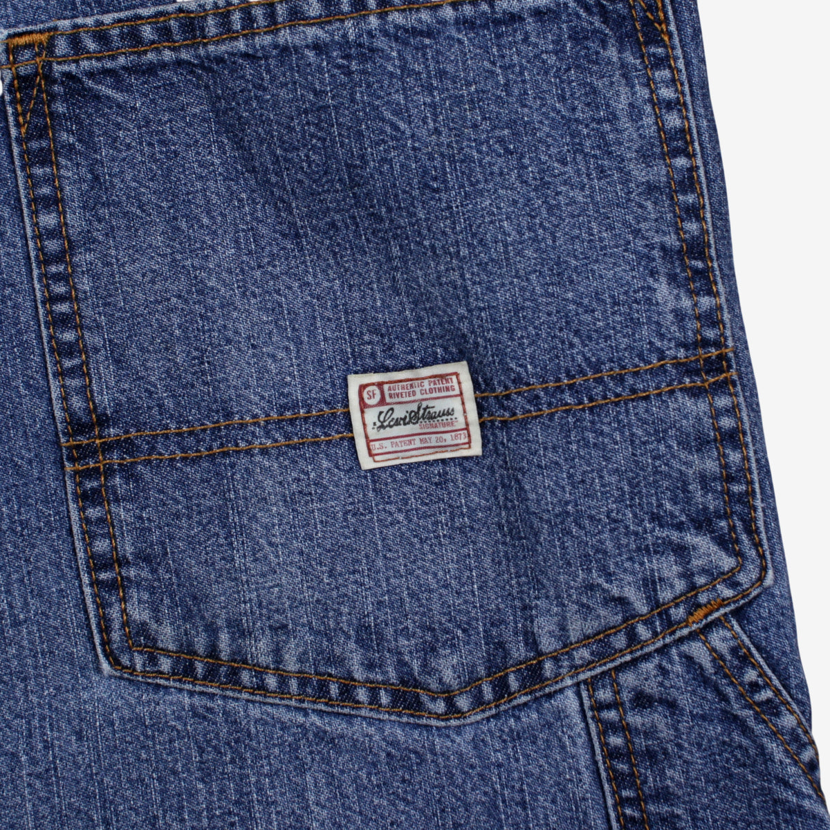 Levis Carpenter Y2k Jeans 36x30 Mens Blue Strauss Signature Stonewash Denim