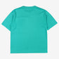 Vintage Class T-shirt L Mens 90s Green Pocket Teal Round Neck Casual Basic