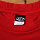 Vintage Ez Gear T-shirt M Mens 90s Gear Ribbed Red USA Made Casual Single Stitch