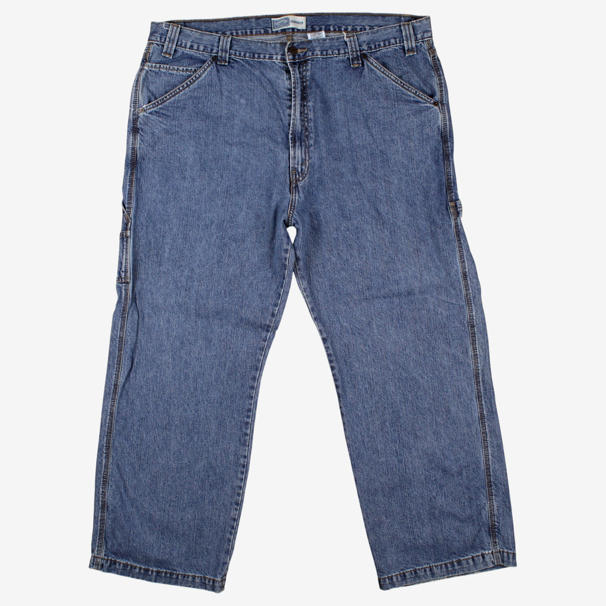 Levis Signature Carpenter Jeans 42x30 Mens Blue Strauss Stonewash Denim