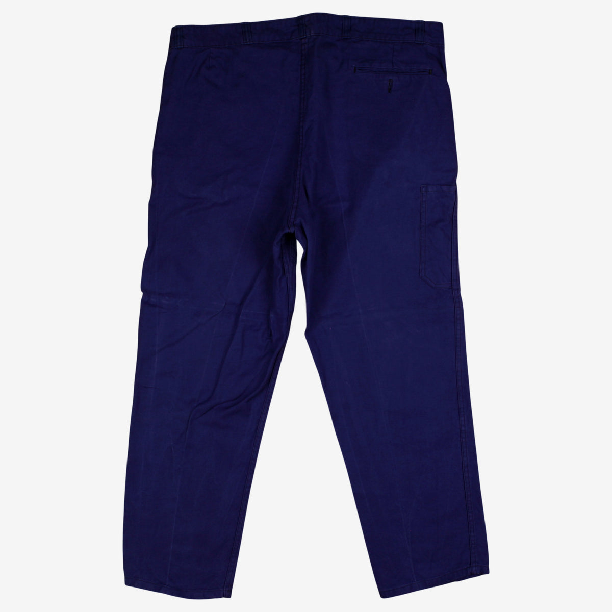 Vintage French Workwear Trousers Pants 42x30 Mens Blue Straight Chore Utility