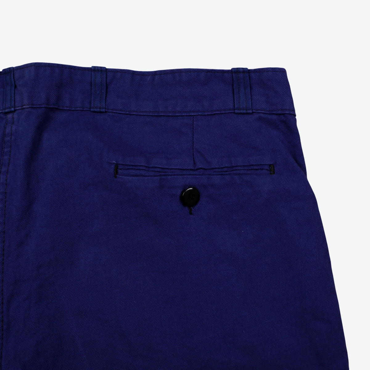 Vintage French Workwear Trousers Pants 42x30 Mens Blue Straight Chore Utility