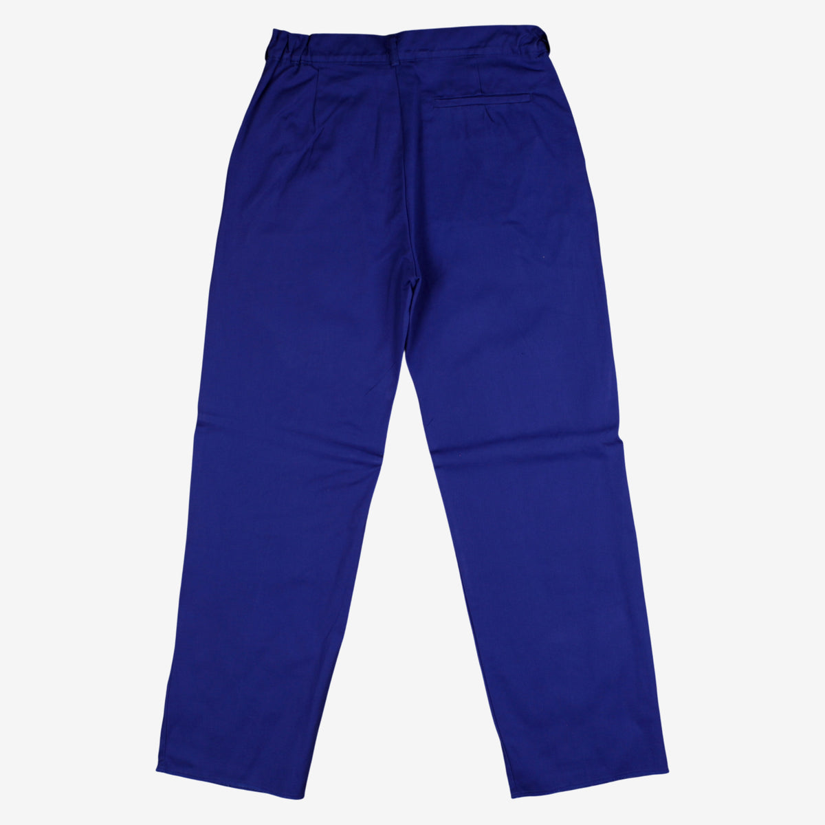 Vintage French Workwear Trousers Pants 31x31 Mens Blue Pleated Utility Chore