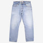 Levis 505 Jeans 36x32 Mens Blue Regular Straight Light Stonewash Denim