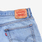 Levis 505 Jeans 36x32 Mens Blue Regular Straight Light Stonewash Denim