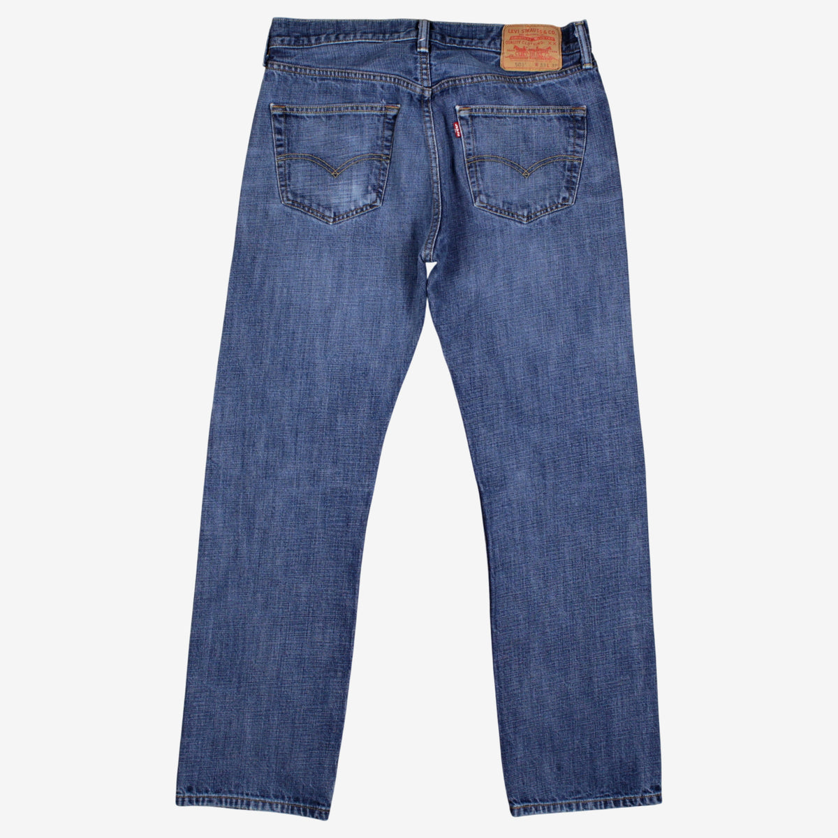 Levis 501 Jeans 32x32 Blue Regular Straight Faded Stonewash Red Tab Denim