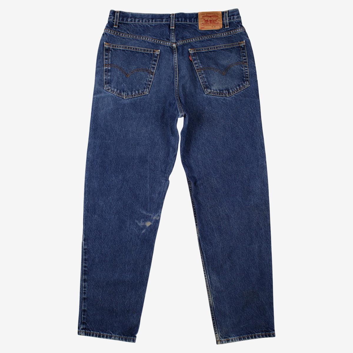 Vintage Levis 550 Jeans 38x34 Mens 90s Blue Relaxed Taper Stonewash Denim