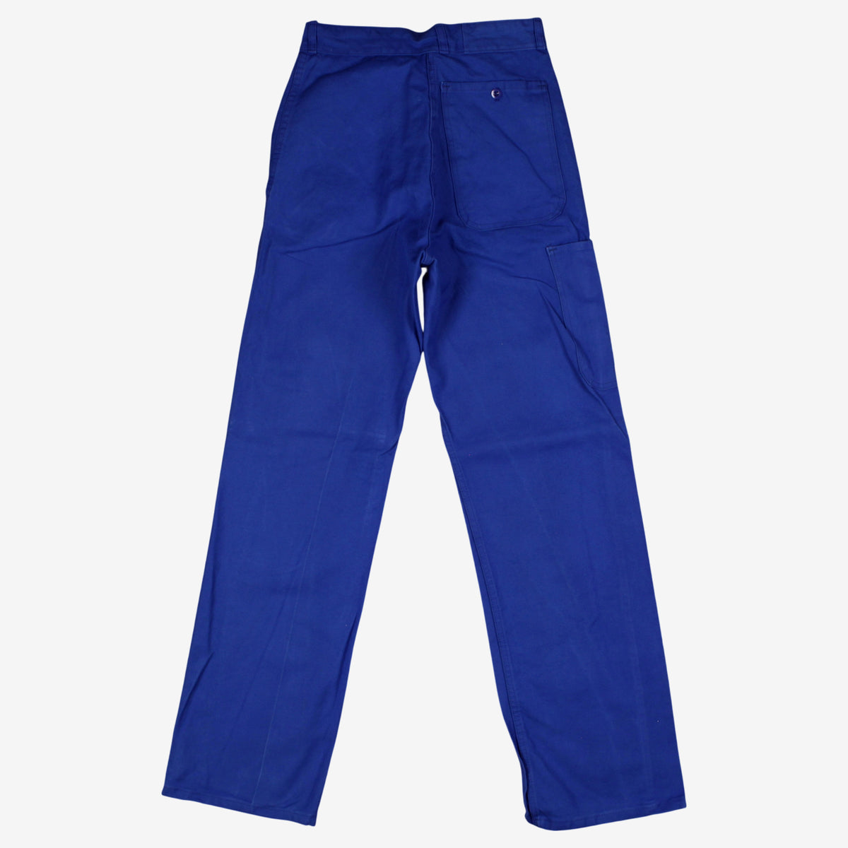 Vintage French Workwear Trousers Pants 26x32 Mens Blue Straight Made In France