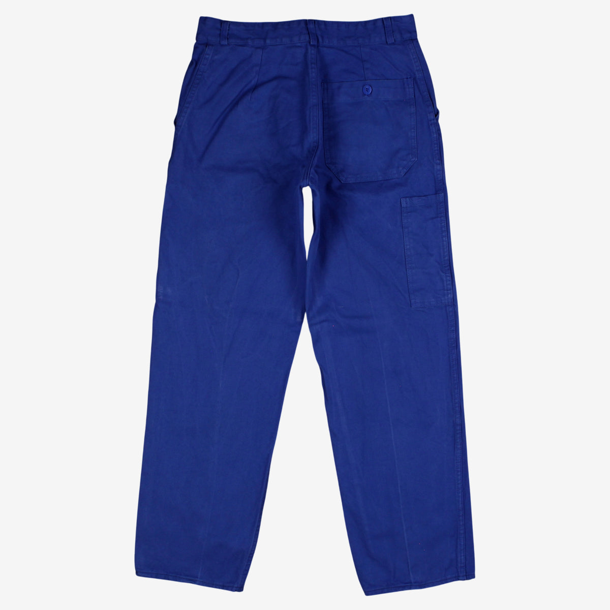 Vintage French Workwear Trousers Pants 30x30 Mens Blue Straight Utility Chore