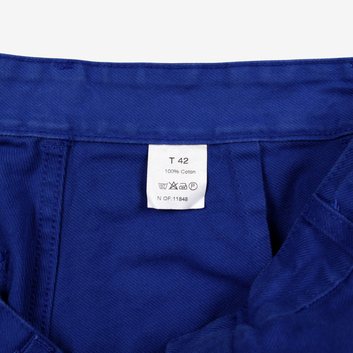 Vintage French Workwear Trousers Pants 30x30 Mens Blue Straight Utility Chore