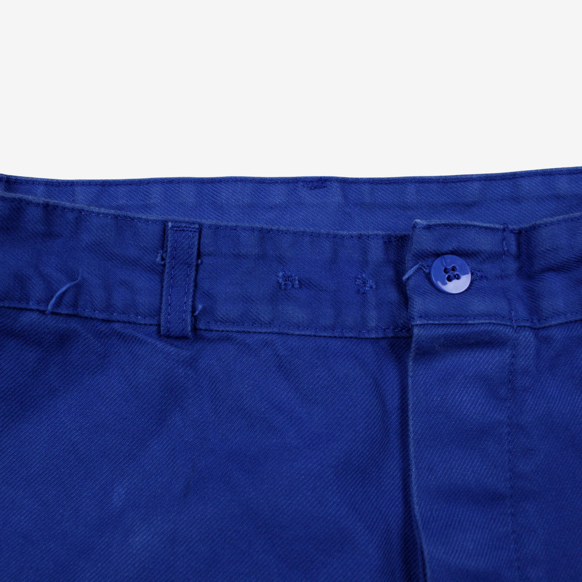 Vintage French Workwear Trousers Pants 30x30 Mens Blue Straight Utility Chore
