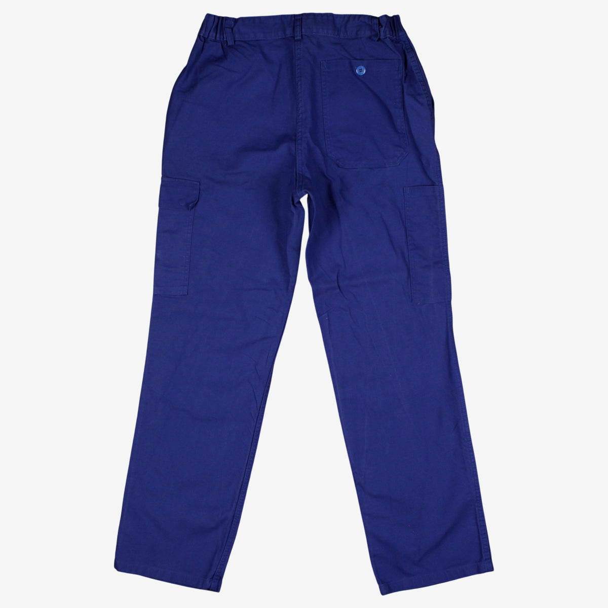 Vintage French Workwear Trousers Pants 30x31 Mens Blue Straight Utility Chore