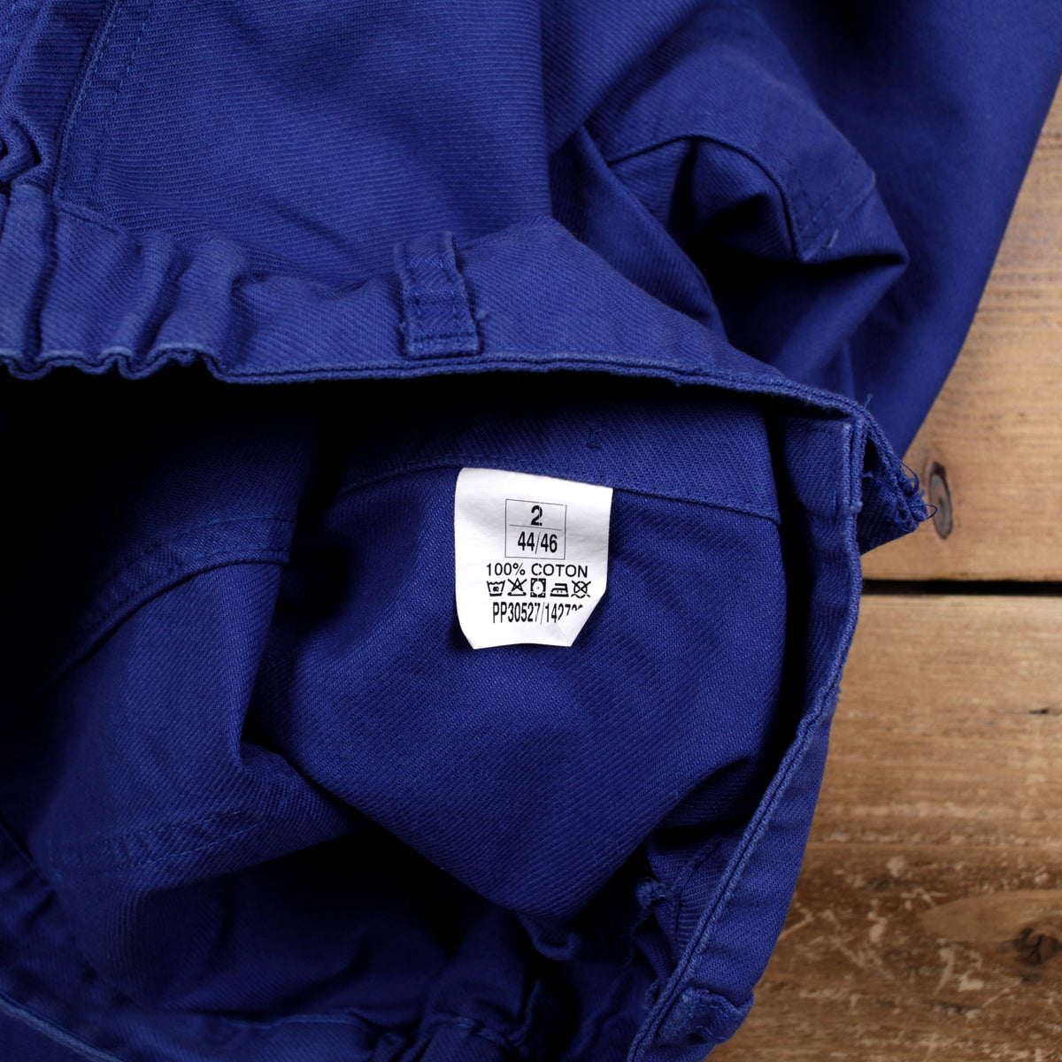 Vintage French Workwear Trousers Pants 30x31 Mens Blue Straight Utility Chore