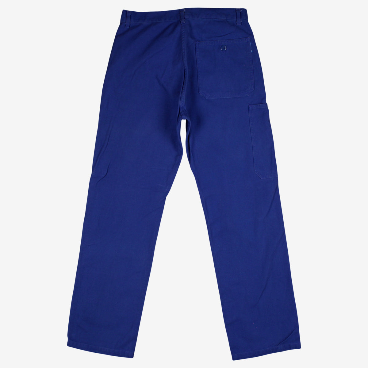 Vintage French Workwear Trousers Pants 30x30 Mens Blue Straight Utility Chore