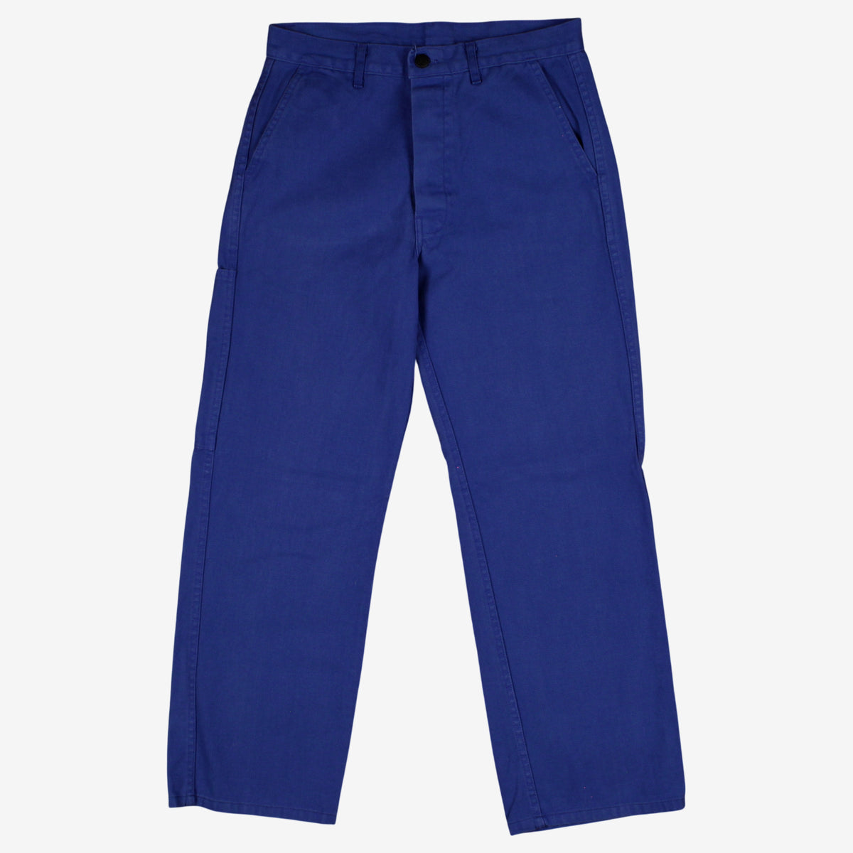 Vintage French Workwear Trousers Pants 29x28 Mens Blue Straight Utility Chore