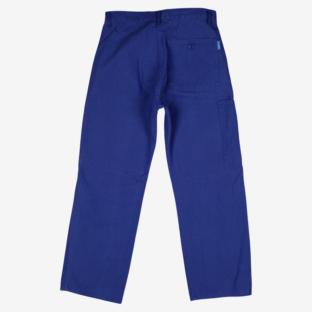 Vintage French Workwear Trousers Pants 29x28 Mens Blue Straight Utility Chore