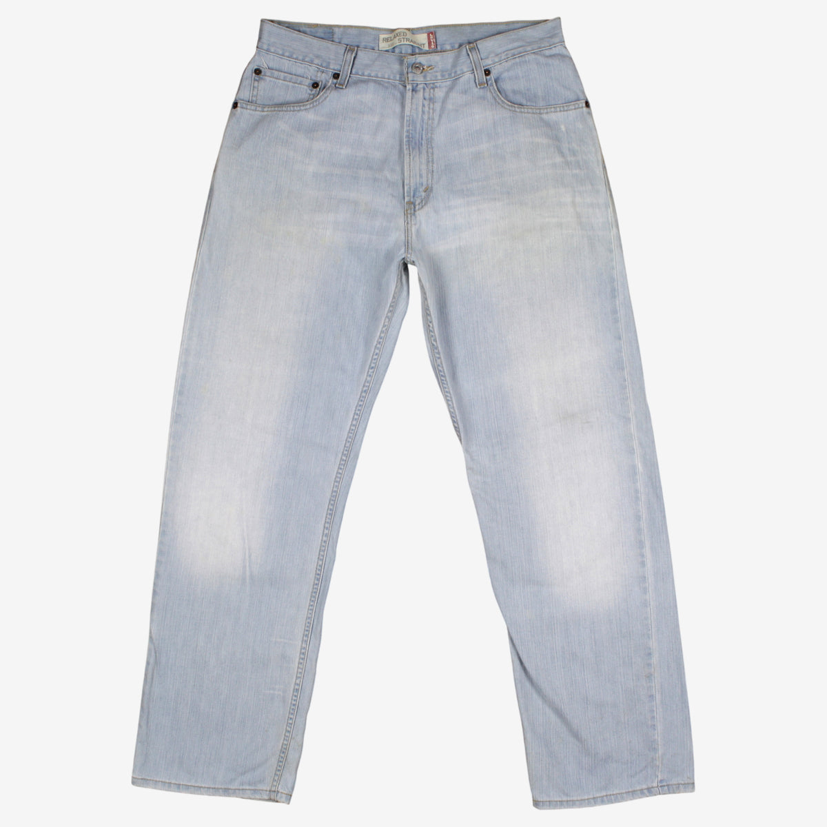 Levis 559 Jeans 34x32 Mens Blue Relaxed Straight Light Stonewash Denim