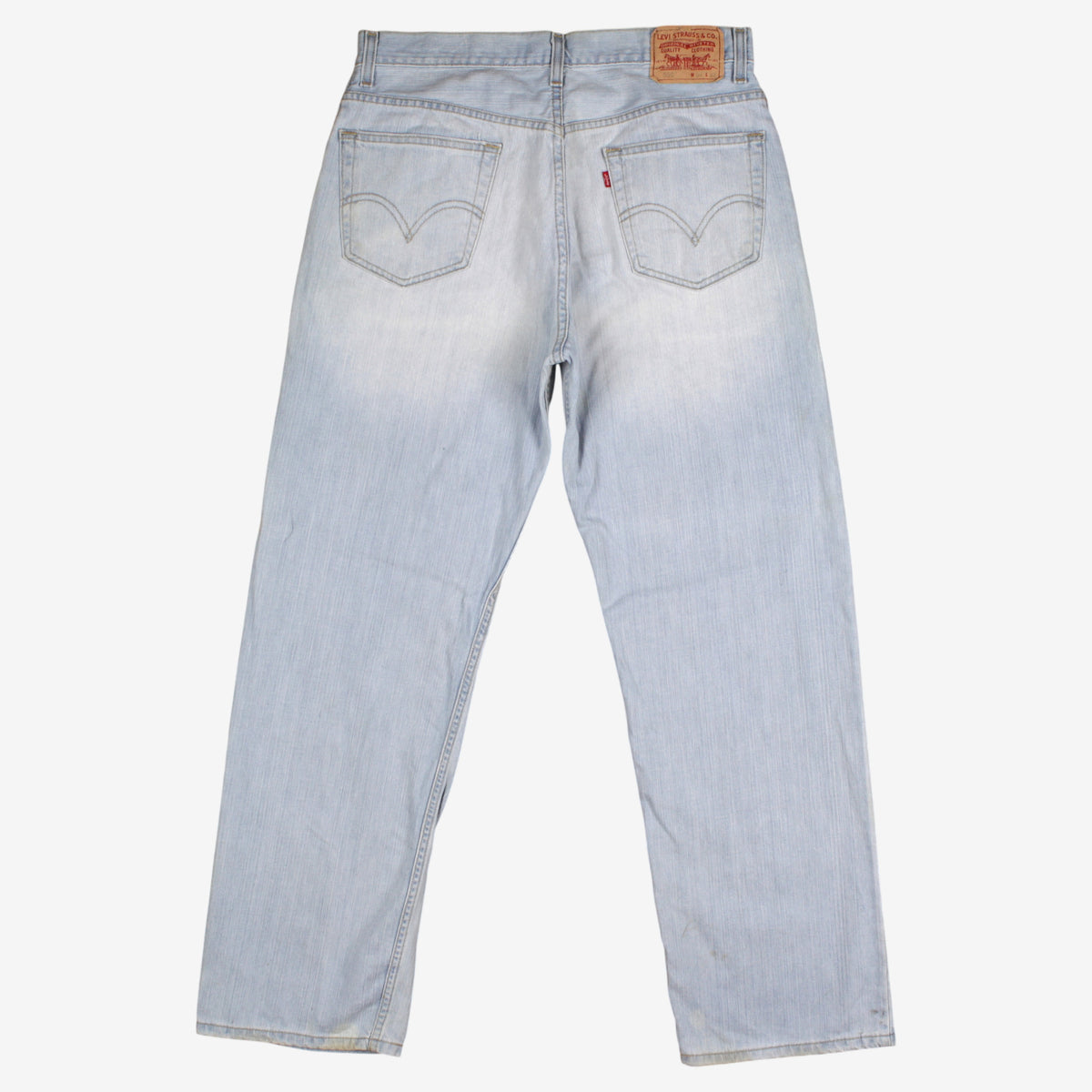 Levis 559 Jeans 34x32 Mens Blue Relaxed Straight Light Stonewash Denim