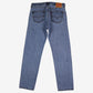 Levis 505 Jeans 35x34 Mens Blue Regular Straight Faded Stonewash Denim