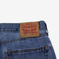 Levis 505 Jeans 35x34 Mens Blue Regular Straight Faded Stonewash Denim