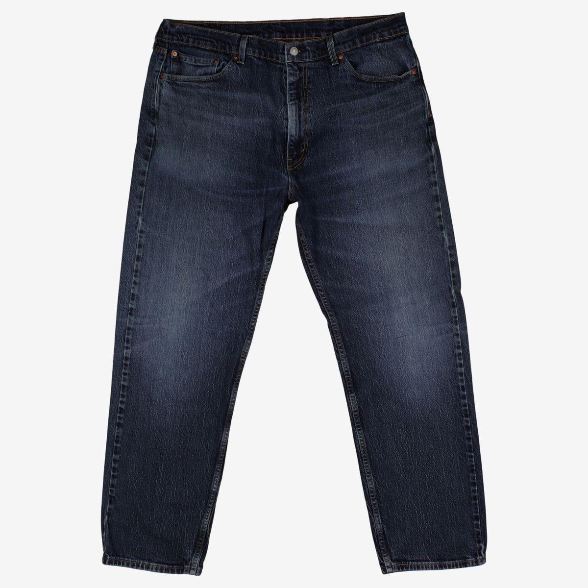 Levis 505 Jeans 40x32 Mens Blue Regular Straight Faded Stonewash Made Denim