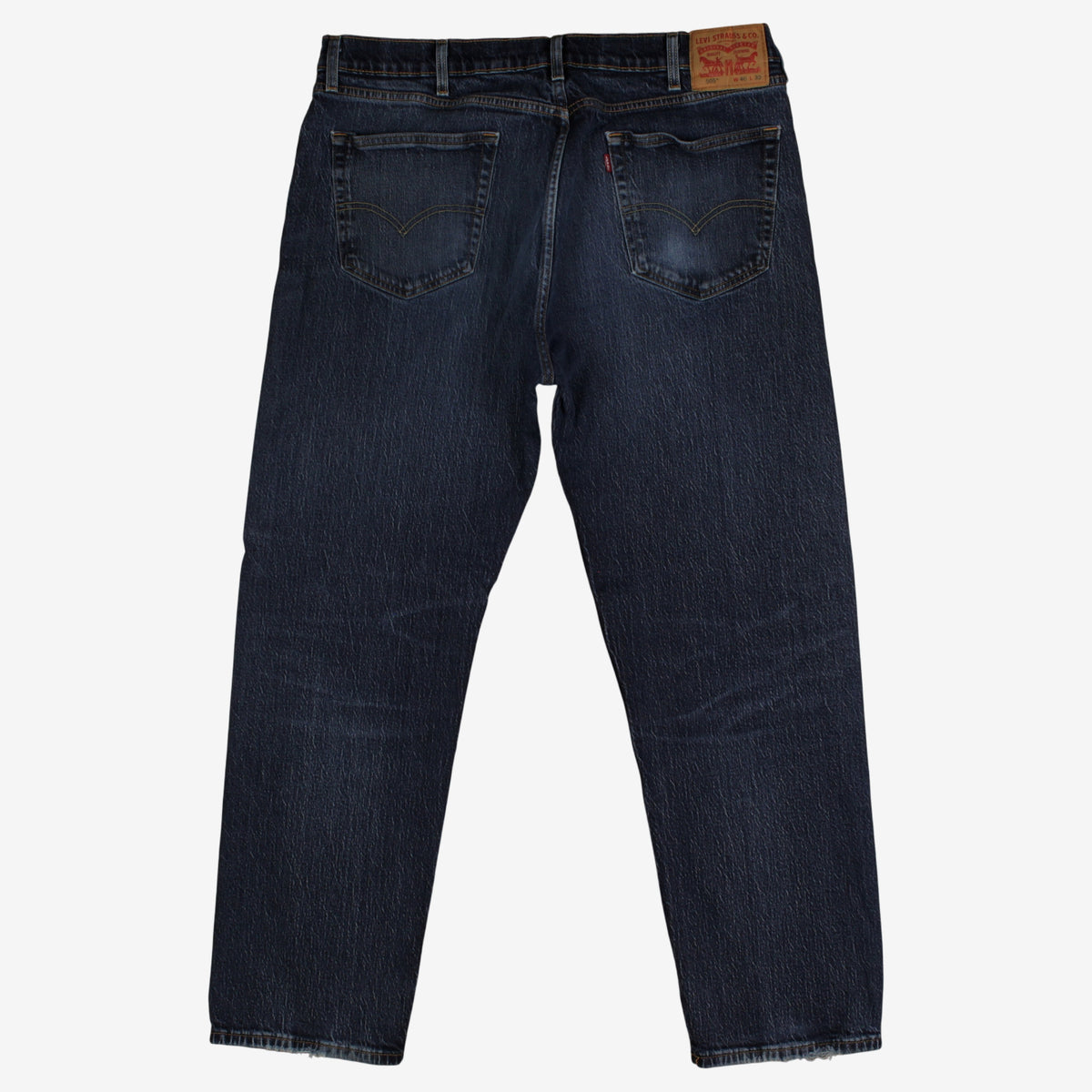Levis 505 Jeans 40x32 Mens Blue Regular Straight Faded Stonewash Made Denim
