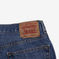 Levis 505 Denim Shorts Jorts 34 Mens 00s Blue Regular Zip Fly Western Summer