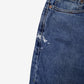 Levis 505 Denim Shorts Jorts 34 Mens 00s Blue Regular Zip Fly Western Summer