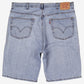 Levis 505 Denim Shorts Jorts 40 Mens Regular Fit Blue Western Summer