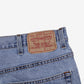 Levis 505 Denim Shorts Jorts 40 Mens Regular Fit Blue Western Summer